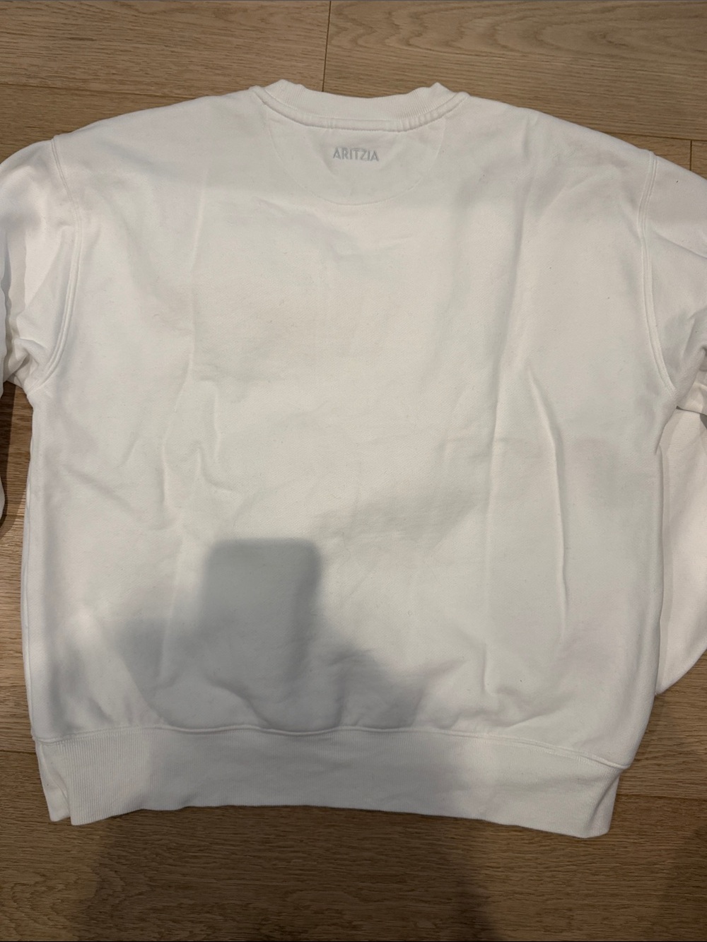 Aritzia White Crewneck Sweatshirt - Picture 3 of 3